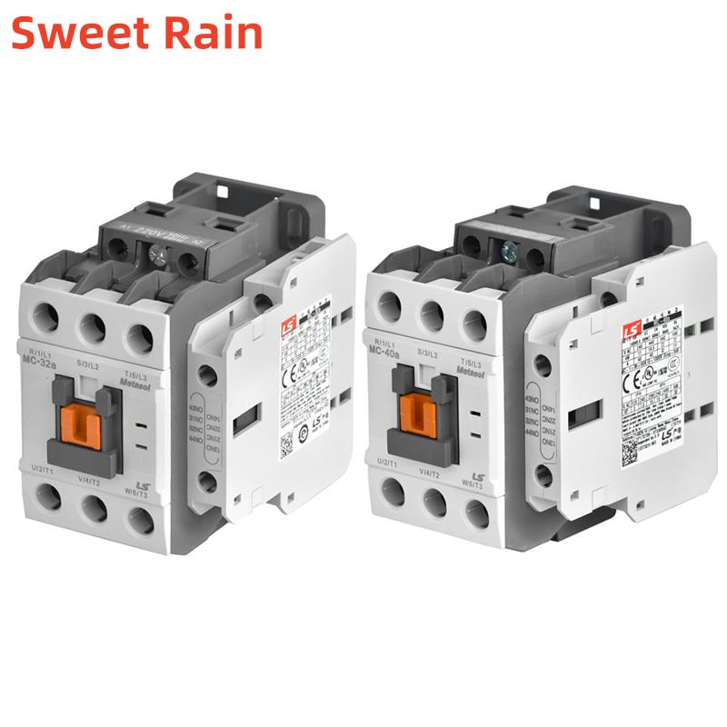 Metasol ac magnetic contactor mc-32a mc-40a ls electric ac 110v 220v 24v 380v