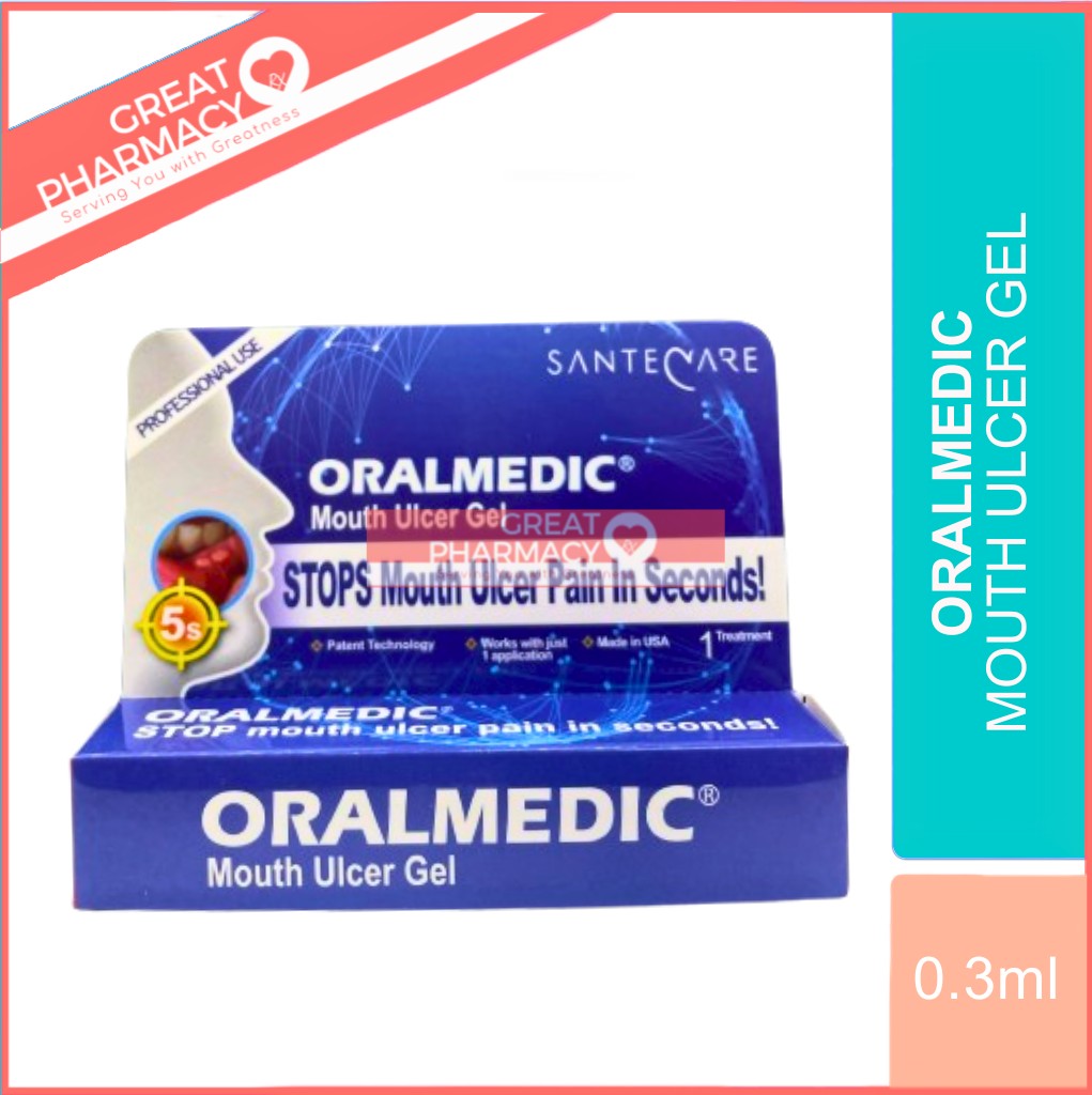 Oralmedic Mouth Ulcer Gel 0 3ml Lazada