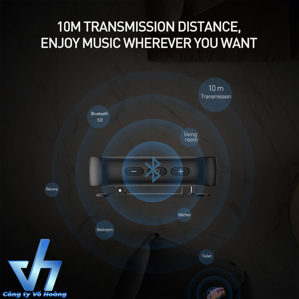 Bộ Bluetooth Baseus BA02 nhận tín hiệu âm thanh không dây