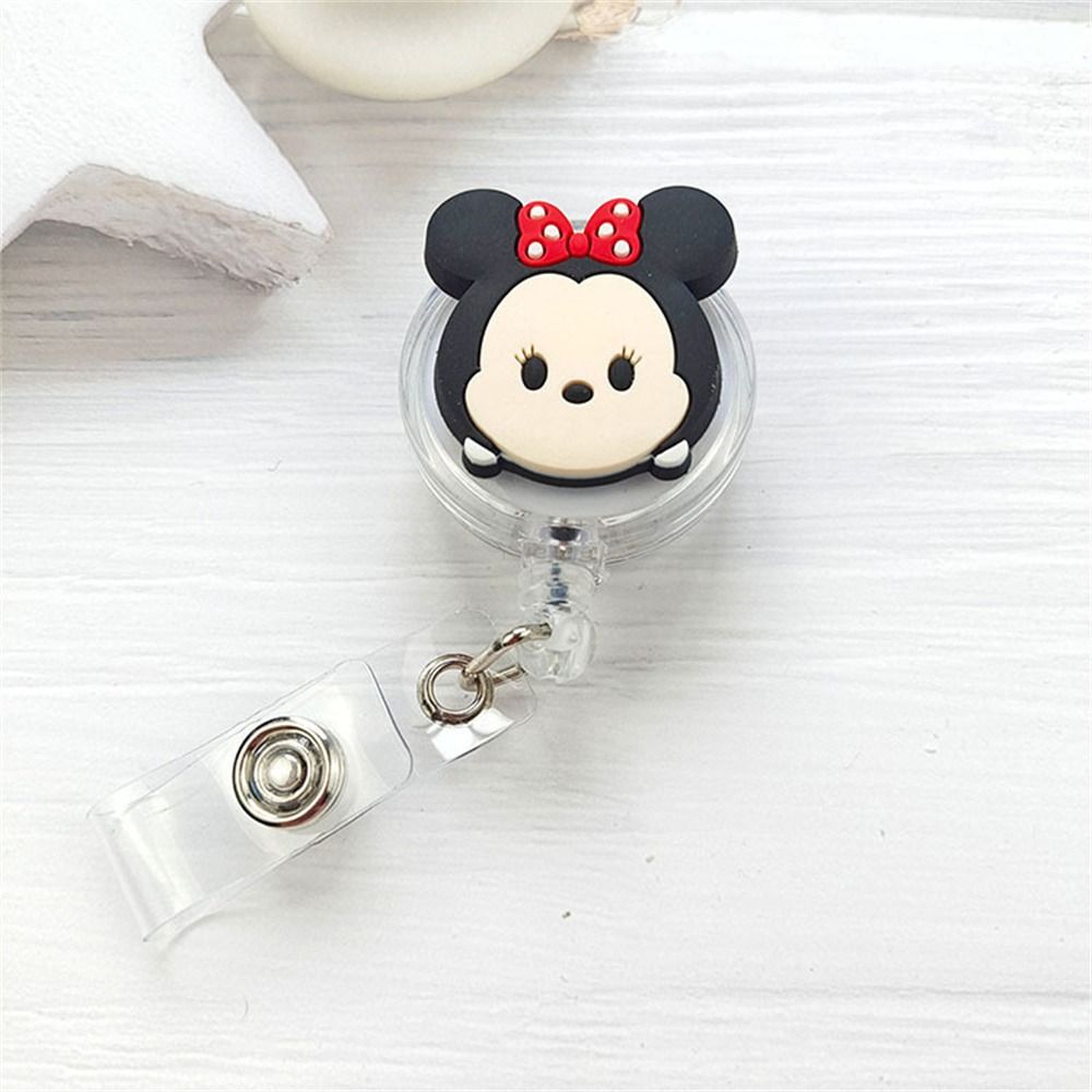 CRUTHAIGH ID Card Clips Retractable Badge Reel Chest Card Work
