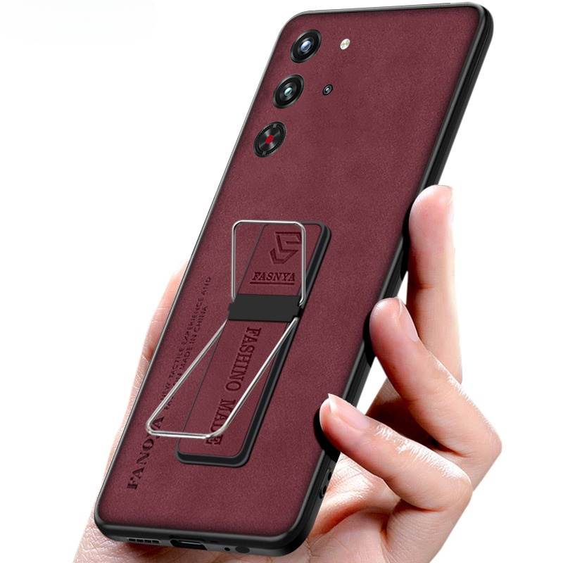 New Phone Case For Nubia Redmagic 10 Pro Back cover Ultra-thin Magnetic Holder Sheepskin Camera Protection Shock Absorption For Nubia Red Magic 10 Pro case. 
