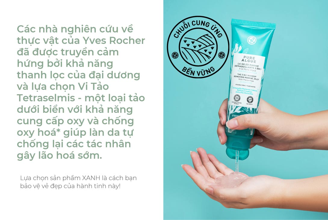 [Quà tặng không bán] Sữa rửa mặt dạng gel Mini Pure Algue Cleansing Gel 30ml