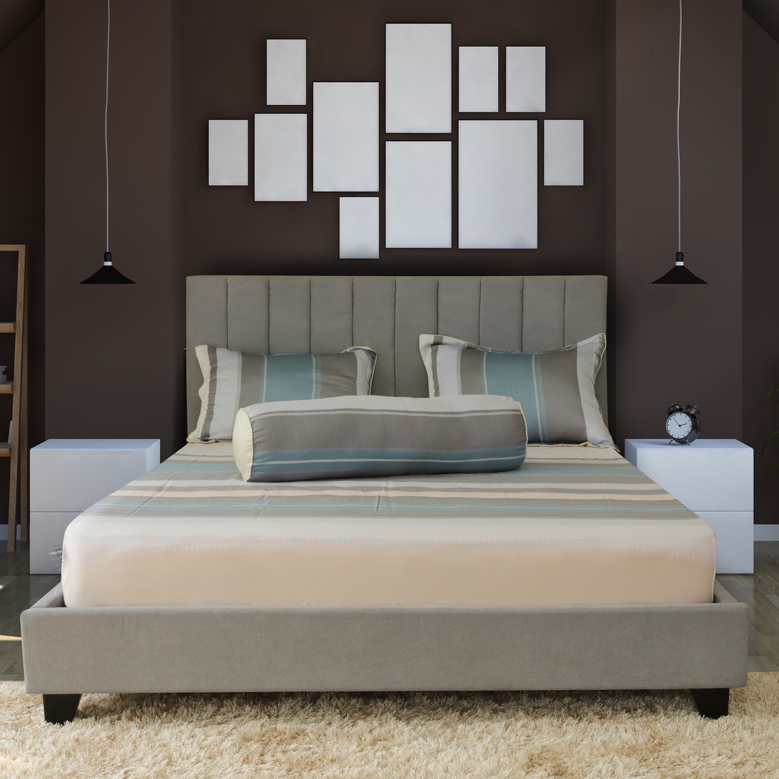 Bộ drap gối cao cấp Tencel Premium Hometex size 1.6x2m