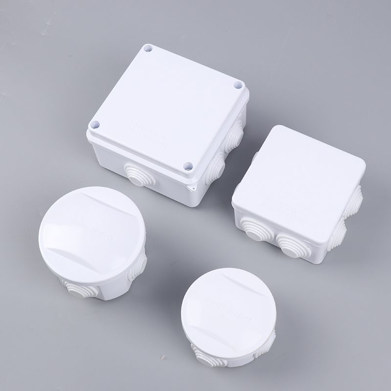 White Connection Cable Branch DIY Waterproof IP65 Power Case Junction ...