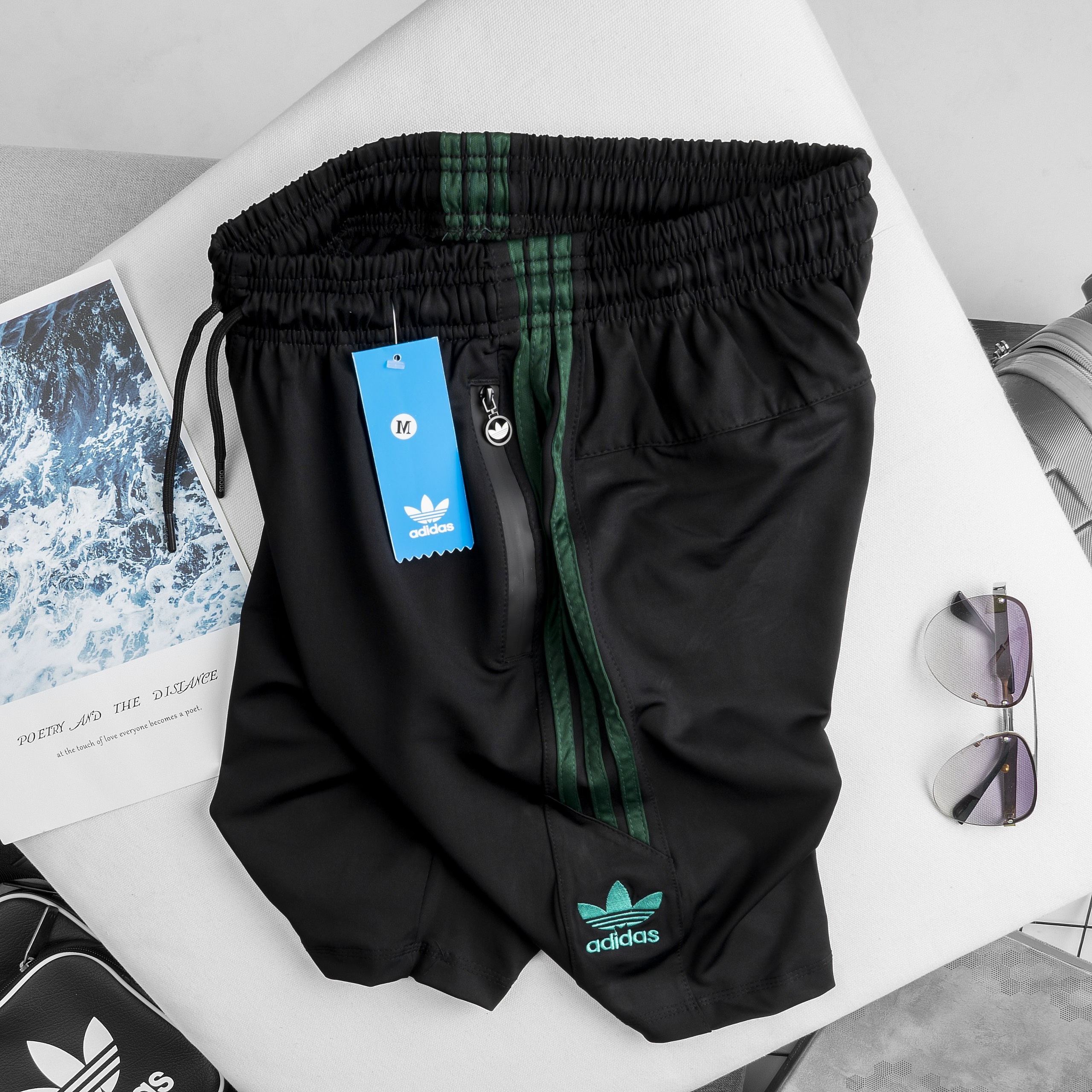 Quần Short Adidas Logo Thêu Có Big Size