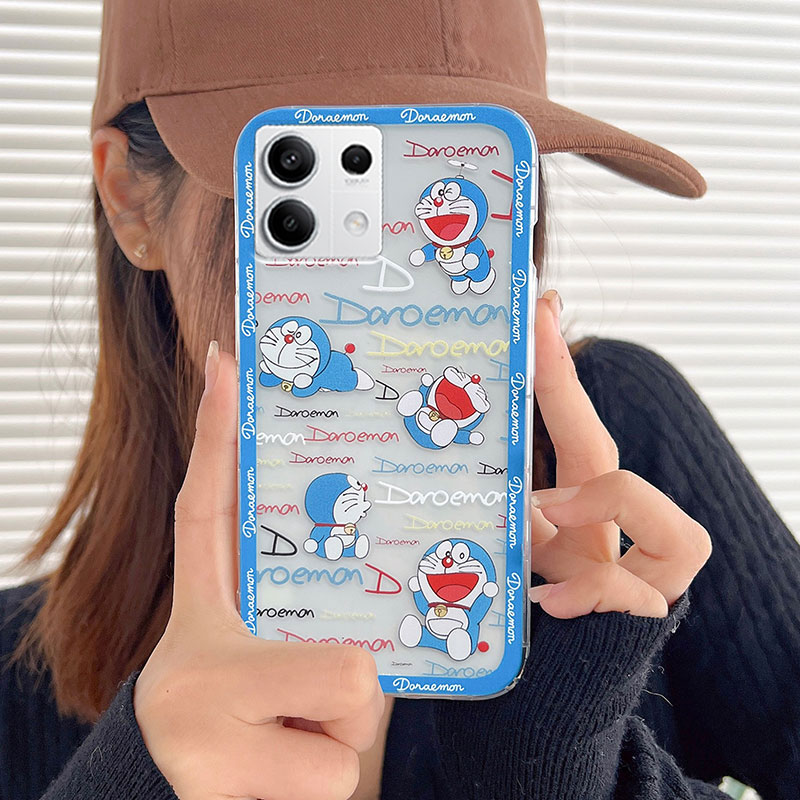 Phone Casing Redmi Note 13 pro 5g Note13 pro+ 5g Cute Cartoon Doraemon Pattern Shockproof Clear Soft Silicone Case Redmi Note 13pro+ Note13 pro 5g Classic Phone Casing Cover