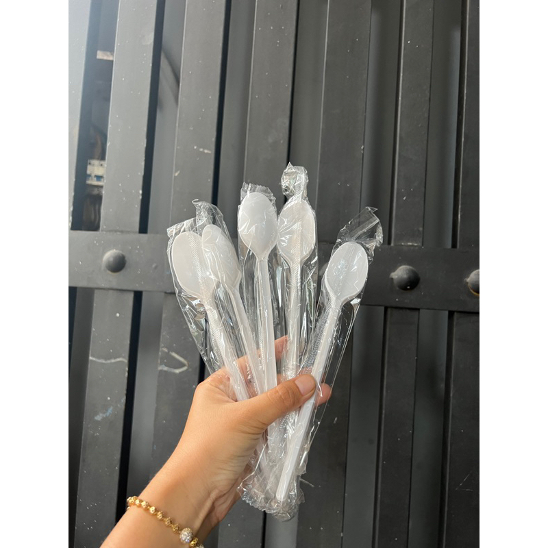 Muỗng nhựa trà sữa, muỗng ăn sữa chua, muỗng nhựa cao cấp
