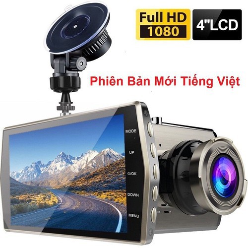 Bộ Camera Hành Trình Xe Hơi Viet .map X008Camera Hành Trình Chính Hãng X008 Độ nét FULL HD (TRƯỚC VÀ SAU) 1080P Ống kính