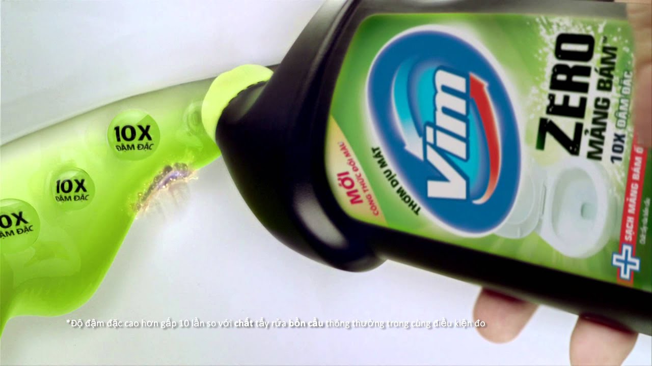 Nước tẩy rửa bồn cầu Vim Zero 450ml hương thơm dịu mát