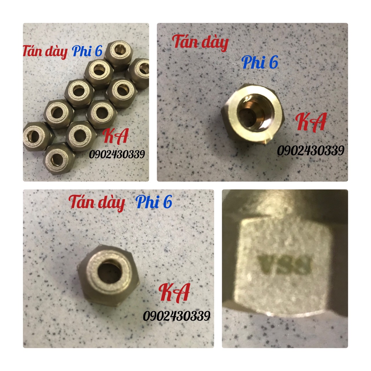 Tán Ống Đồng Phi 6, phi 10, Phi 12, Phi 12 giảm 10 Loại Dày Tốt VSS