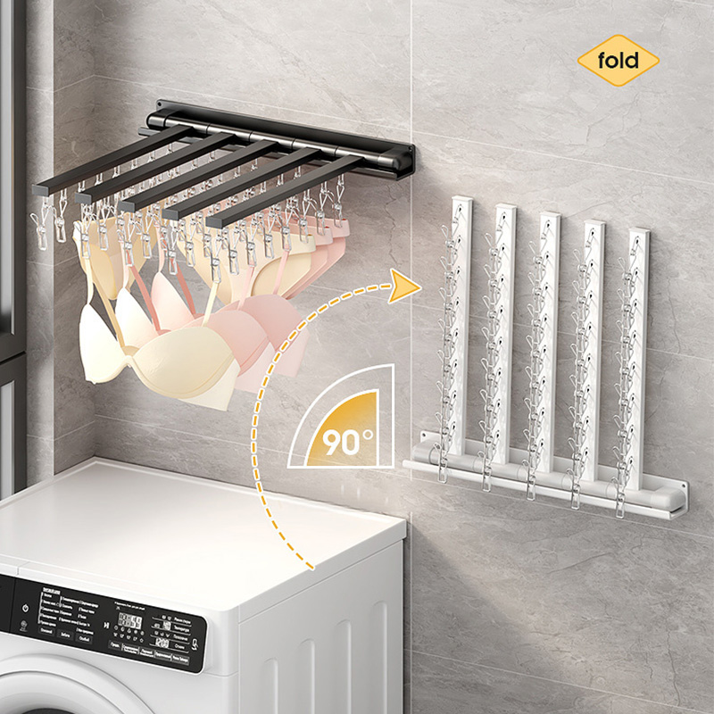 Giá phơi inox, móc treo chắc chắn, giá đỡ vớ chống gió nhiều kẹp, giá phơi, Giá phơi ban công, móc đa chức năng