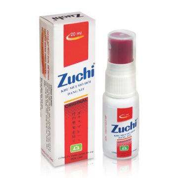 ZUCHI- Xịt Khử Mùi Mồ Hôi Thảo Dược 20ml/Chai