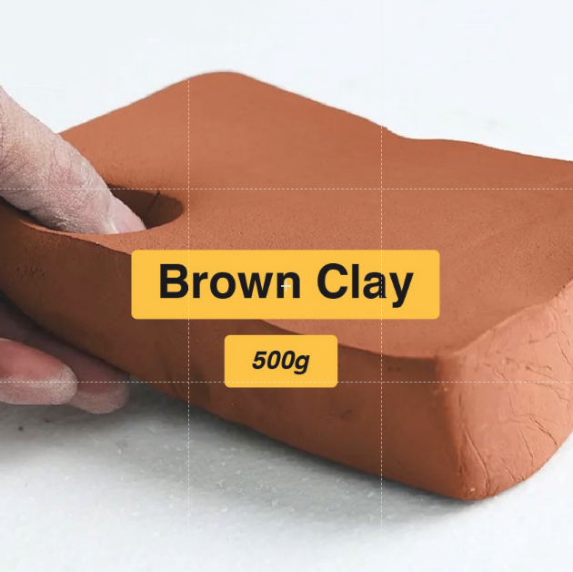 (SG) Air Dry Soft Modeling Clay 500g Quality NonBaked Clay Ceramic Art Vacuum Set Pottery