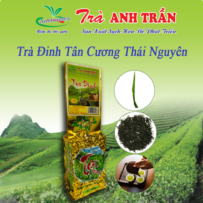 Trà Đinh Tân Cương Thái Nguyên 100gram  [Trà thái nguyên cao cấp]