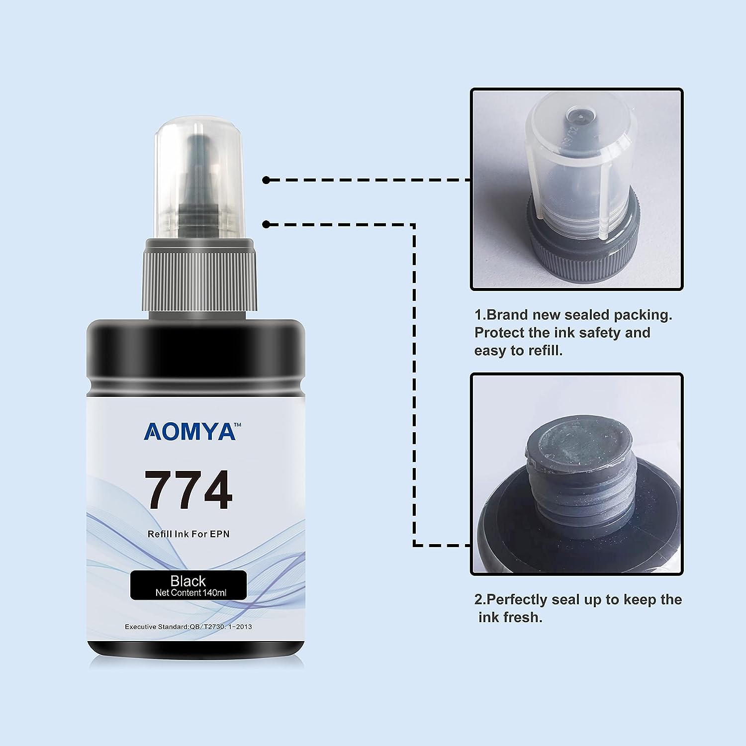【Buy with eyes closed】Refill Ink For Epson 664 774 T664 T774 T7741 For ...