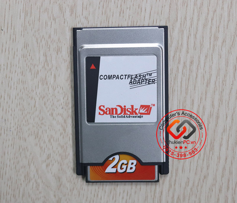 Thẻ nhớ Compactflash 2GB Transcend 133x chuyên dùng cho máy CNC