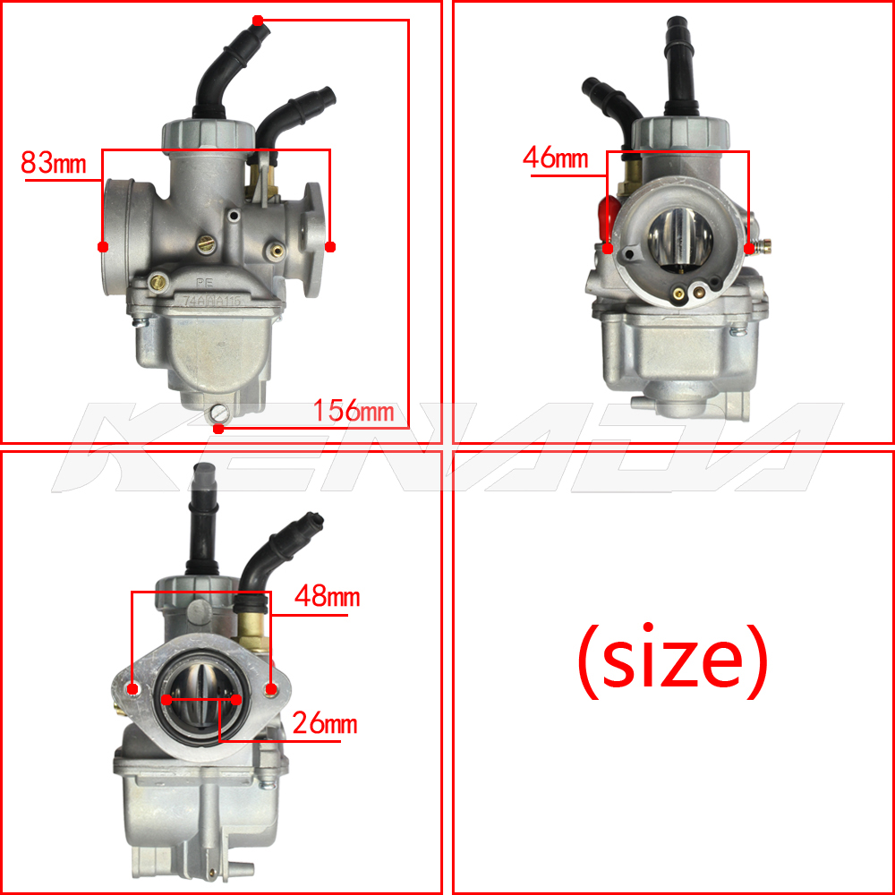 Keihin Bình Xăng Con : NOVA 125  (HỌNG 24mm)