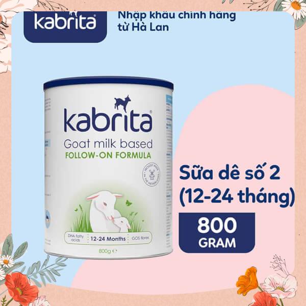 [Date 2025] Sữa dê Kabrita Số 2 800g (1-2 tuổi)