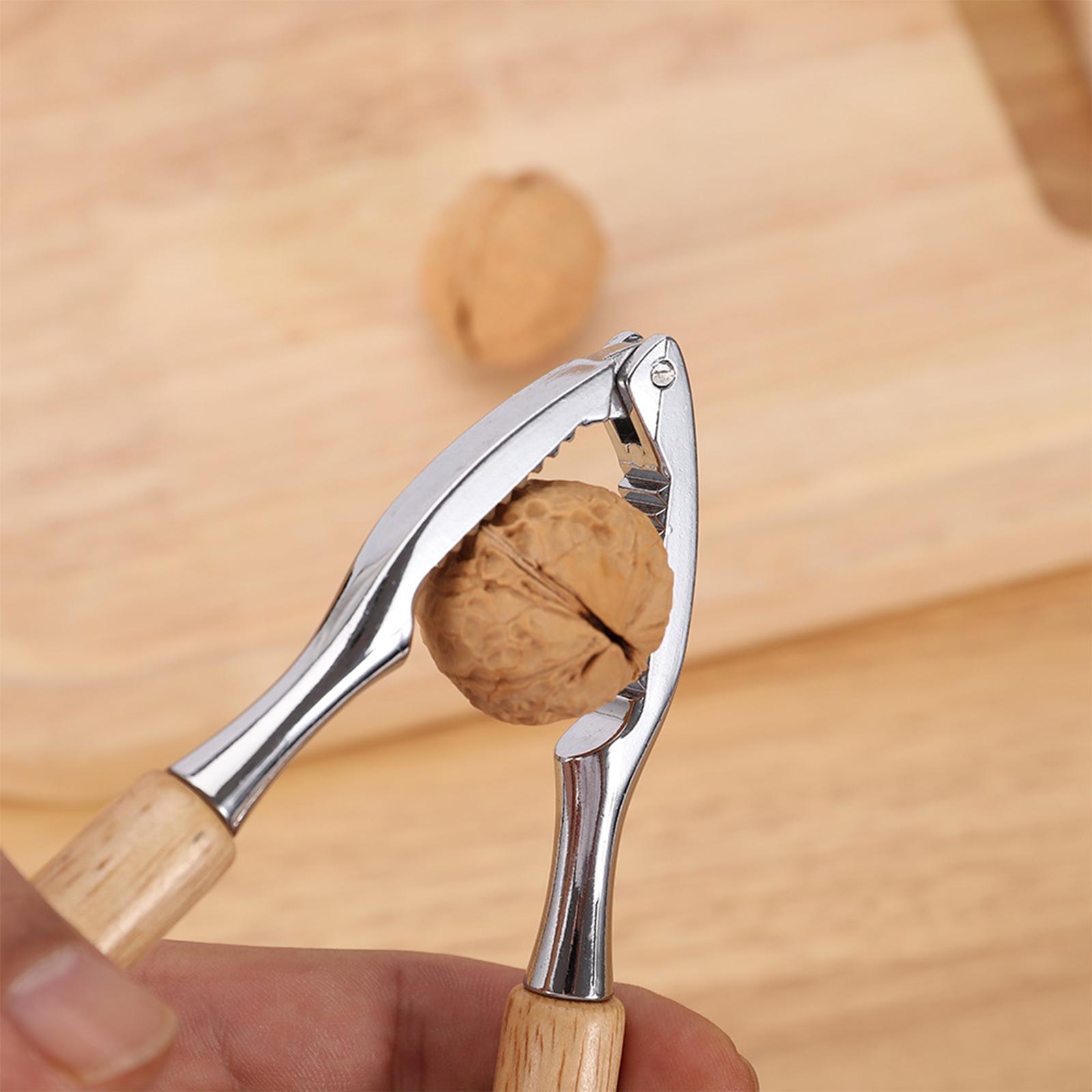 Fityle Kitchen Nutcracker Reusable Kitchen Accessories Seafood Sheller Nonslip Handle Chestnut Opener for Bar Shop Home Restaurant