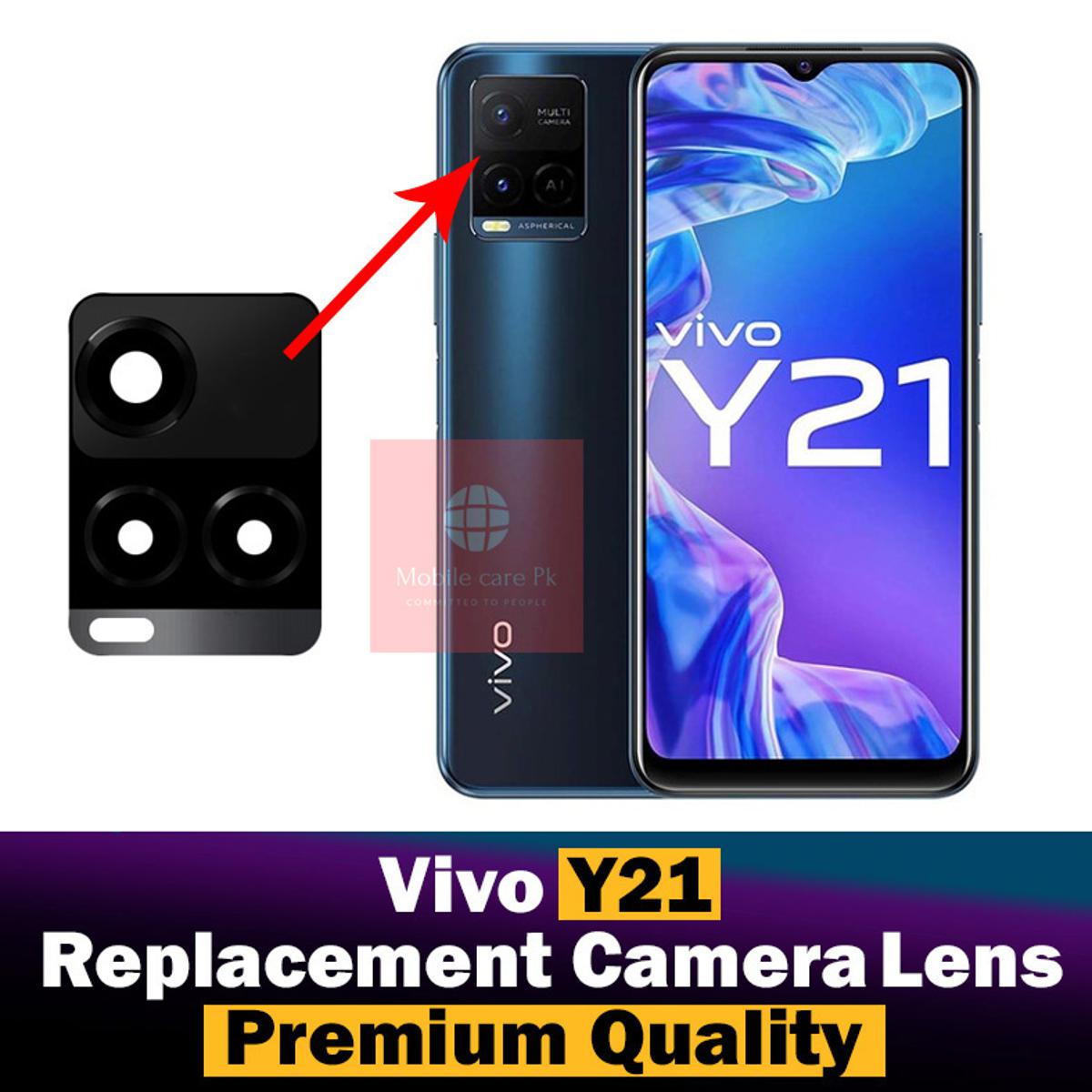 Vivo Y21 Replacement Back Camera Lens Glass For Vivo Y21
