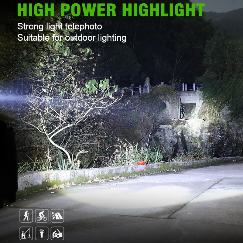 LED Head Light Lamp Head Flashlight Adjustable Waterproof Super Bright Headlight for Camping Jogging Hiking Fishing