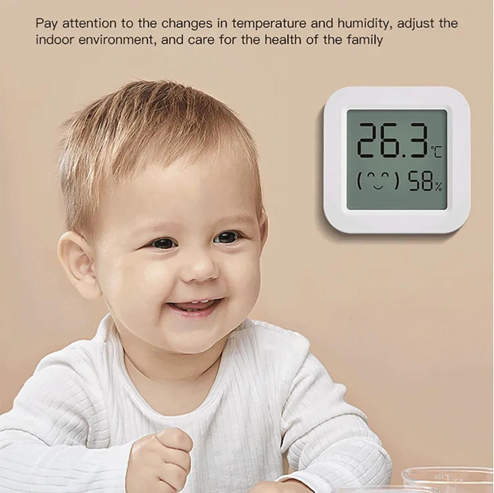 Tuya Temperature Humidity Sensor Mini Lcd Digital Display Compatible ...