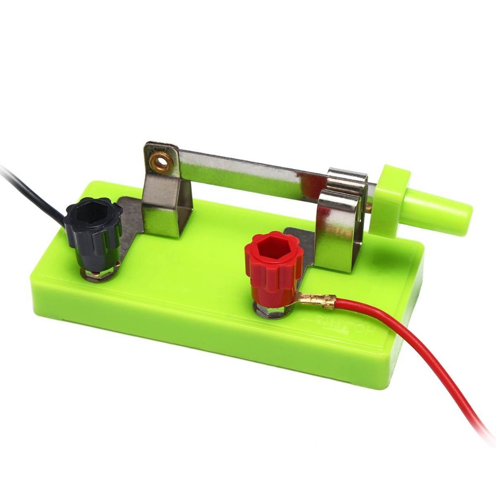 OUTWIT SURVEILLANCE76CE4 DIY Students Science Toys STEM Experiment Teaching Hands-on Ability Toy Electricity Learning Kit Electric Circuit Experiment Montessori Learning Experiment Set Basic Circuit