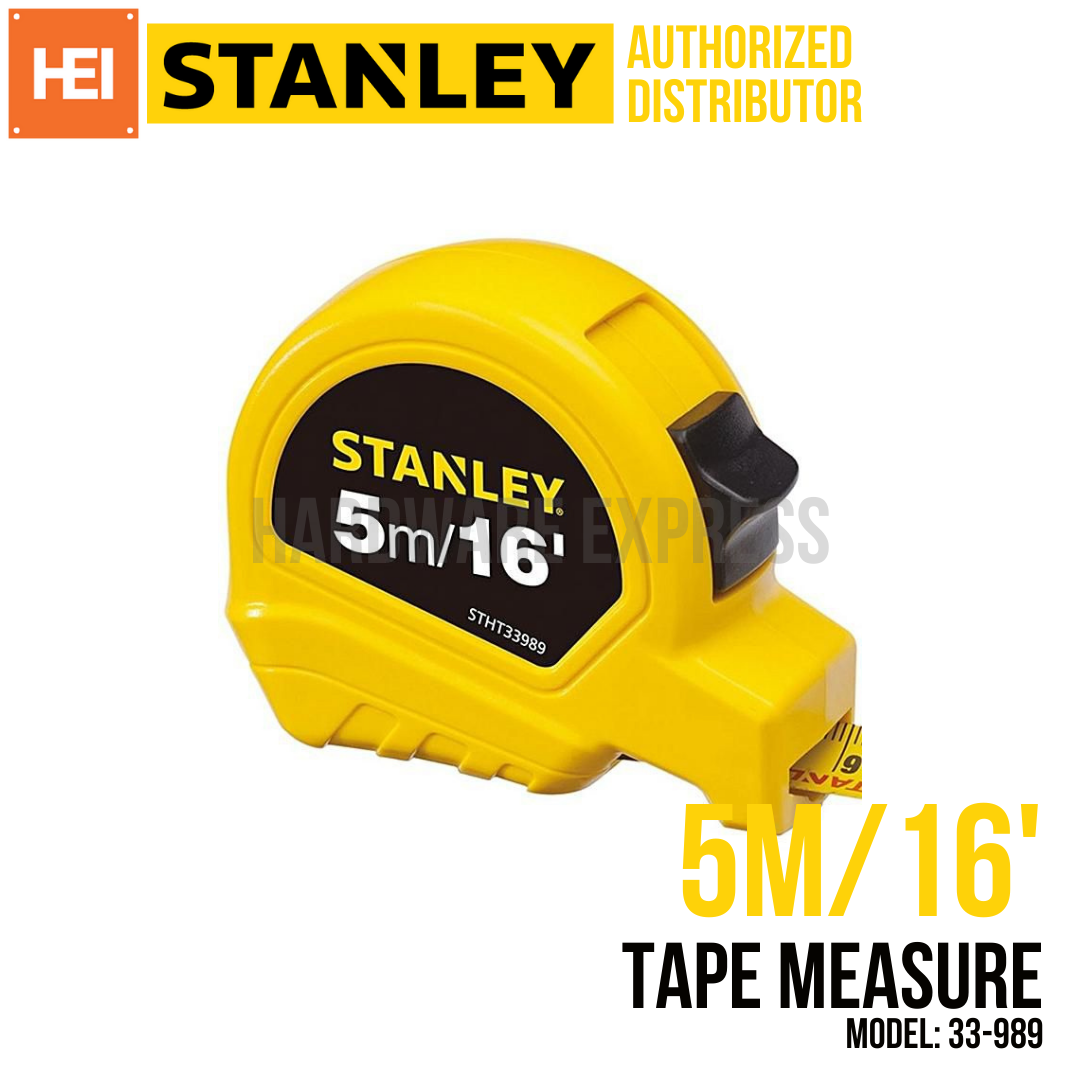 Stanley Tape Measure Measuring Tape Metro 3M/10' (30-204) / 5m/16' (33-989)  / 8M/26' (33-994)