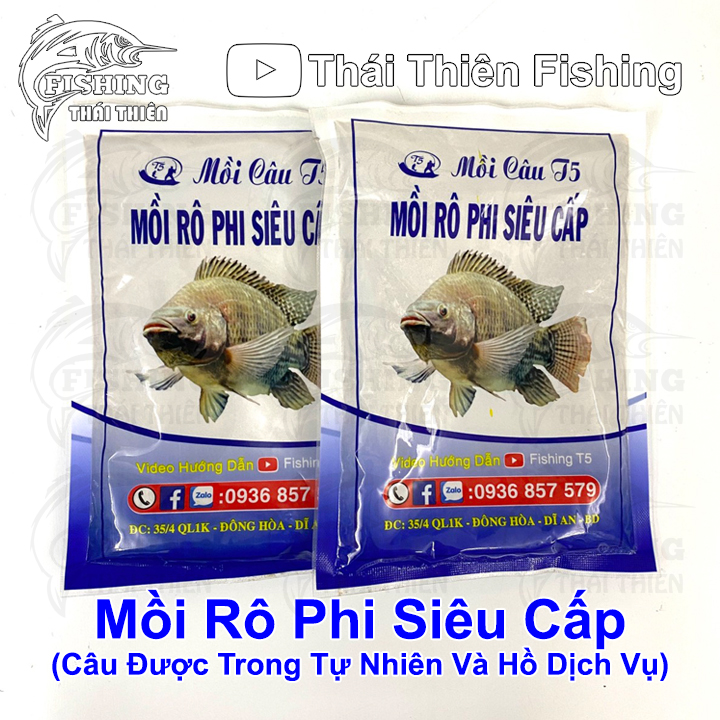 Mồi Câu Cá Rô Phi Siêu Cấp T5