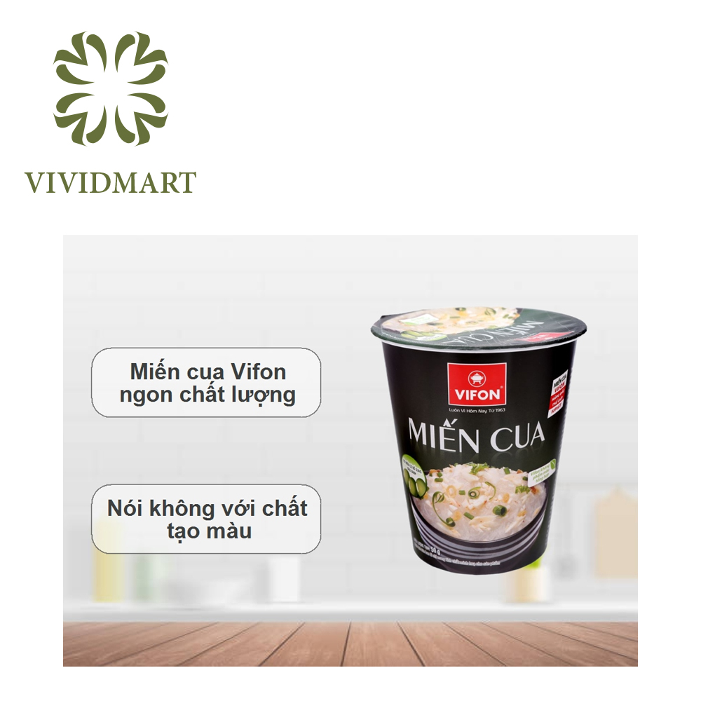 [Miến Vifon] [Set 10 ly] MIẾN CUA LY VIFON - LY 50gr - VIFON