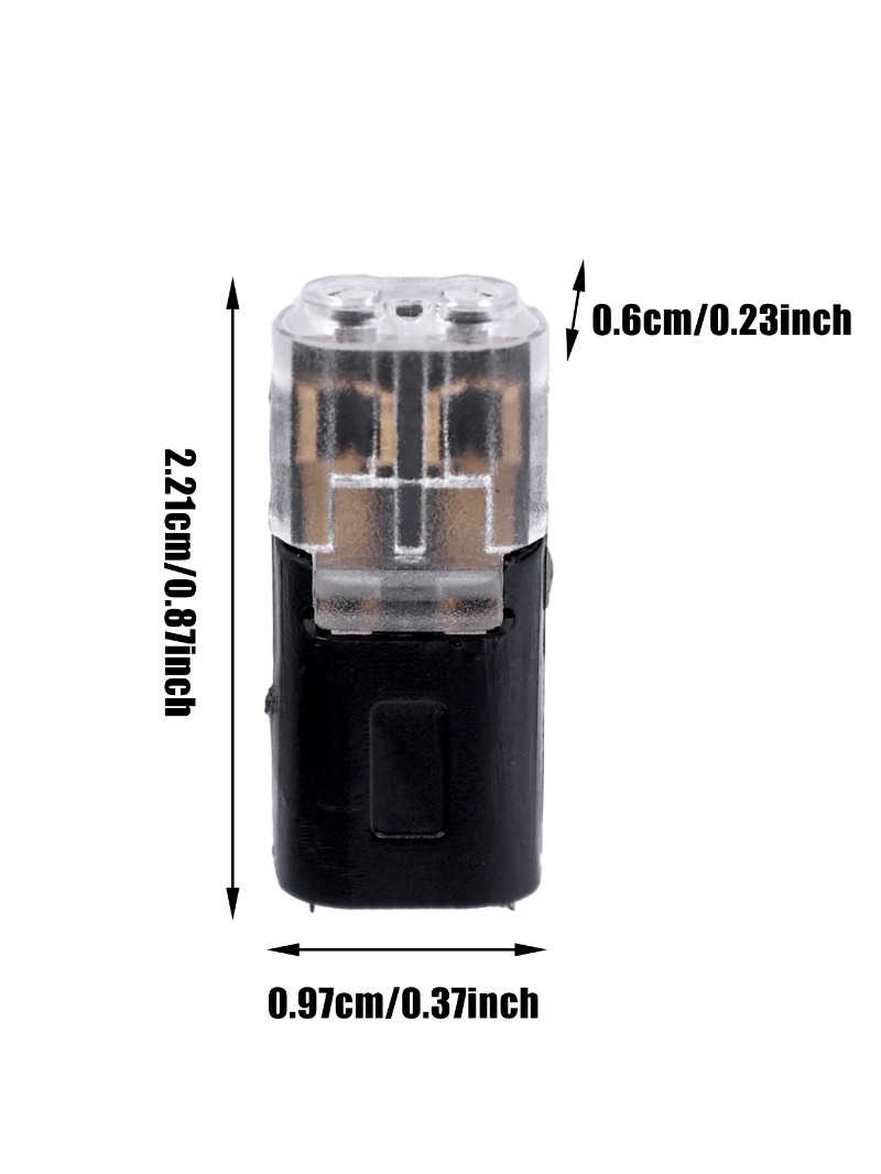 20 cái xe nhanh chóng đầu nối dây điện chống nước an toàn 2 Pin cách cáp đầu cắm kết nối điện Snap solderless phụ kiện tự động