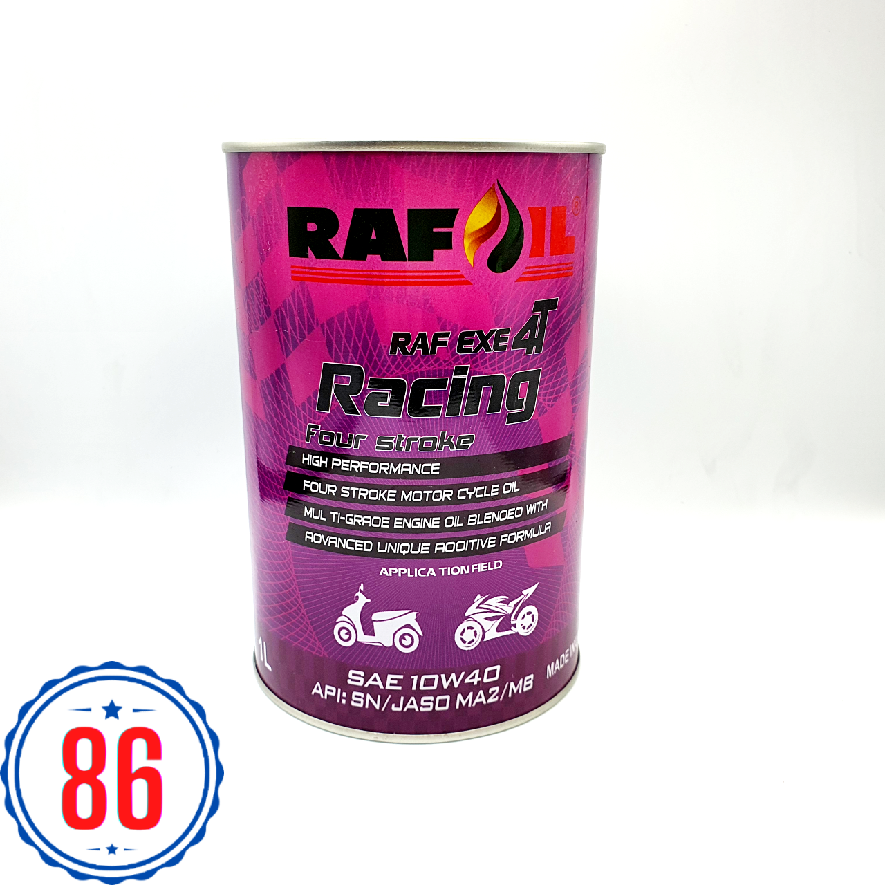 Nhớt Rafoil tổng hợp cho xe số 10W40 1L