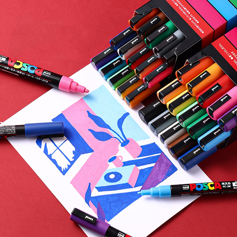 %E3%80%90The%20Quiet%20Page%E3%80%91Uni%20Posca%20Acrylic%20Paint%20Marker%20Pens%20Set%20Japanese%20Stationery%20Pc-1m%203m%205m%20For%20Colores%20Art%20Supplies%20Graffiti%20Drawing%20-%20Image%206