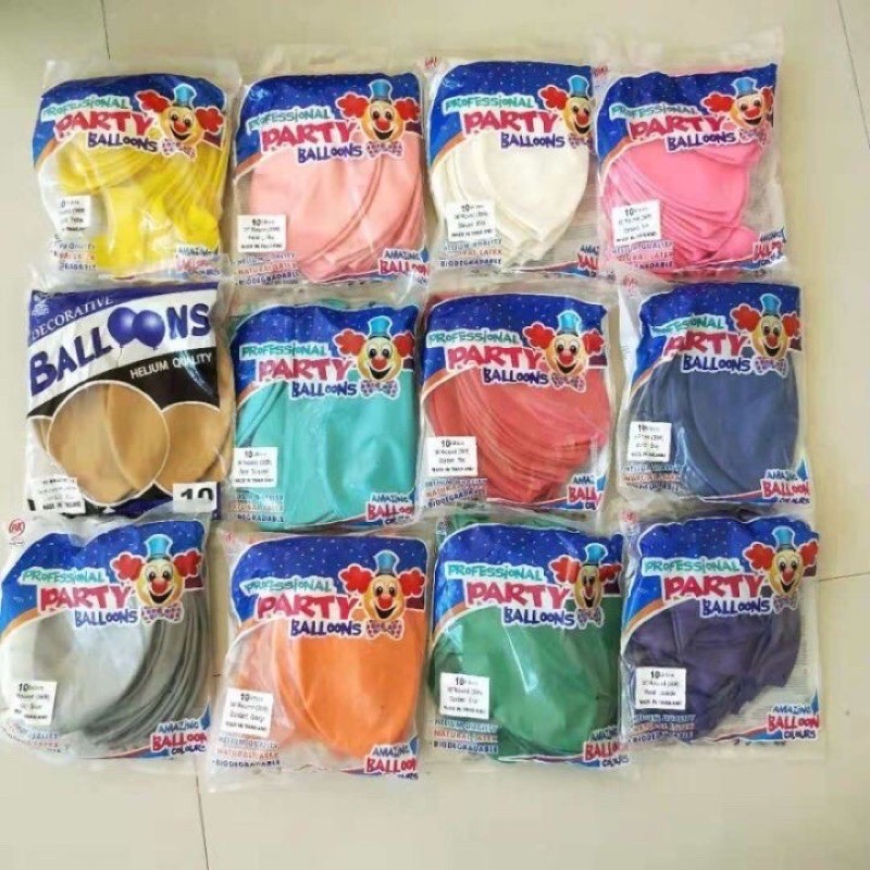 Bóng Jumbo Tròn Size 24/36 Inch Hàng Thái Lan Các Màu Trang Trí Sinh Nhật Party