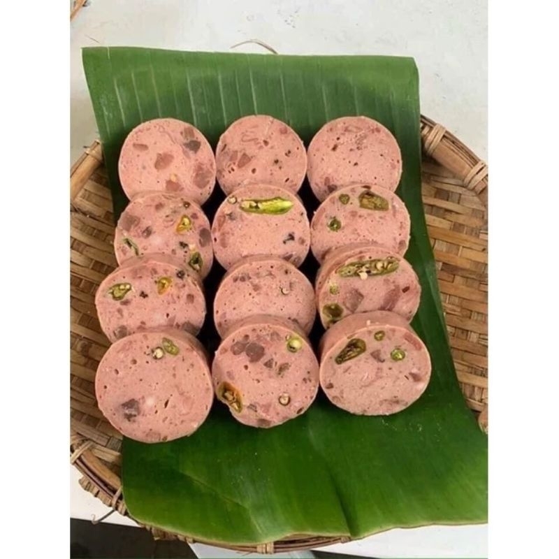 chả bò ớt xiêm xanh ( 500g) 2 đòn
