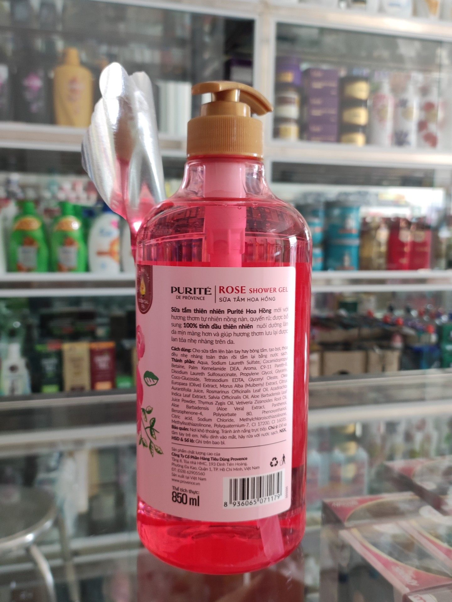 Sữa Tắm Purite Rose 850ml
