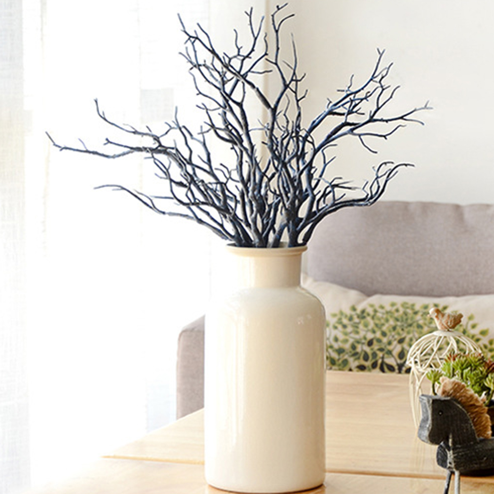 [Phoenix Mall] 1Pc 35cm Artificial Branch Plastic Tree Dried Plant Home Wedding Party Decor