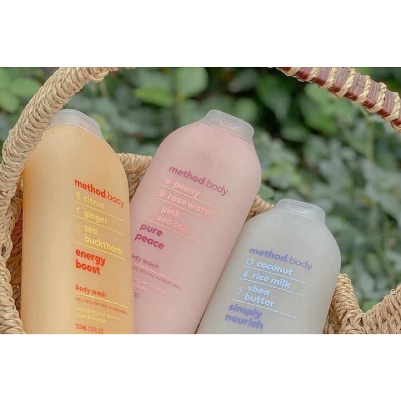 Sữa Tắm Method Body Úc 535ml - [Hàng Úc, Đủ Bill]