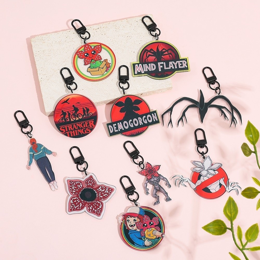 Novlect Things Novelty Cute Stranger Things Merchandise Pendant Bag Charm Collection ...
