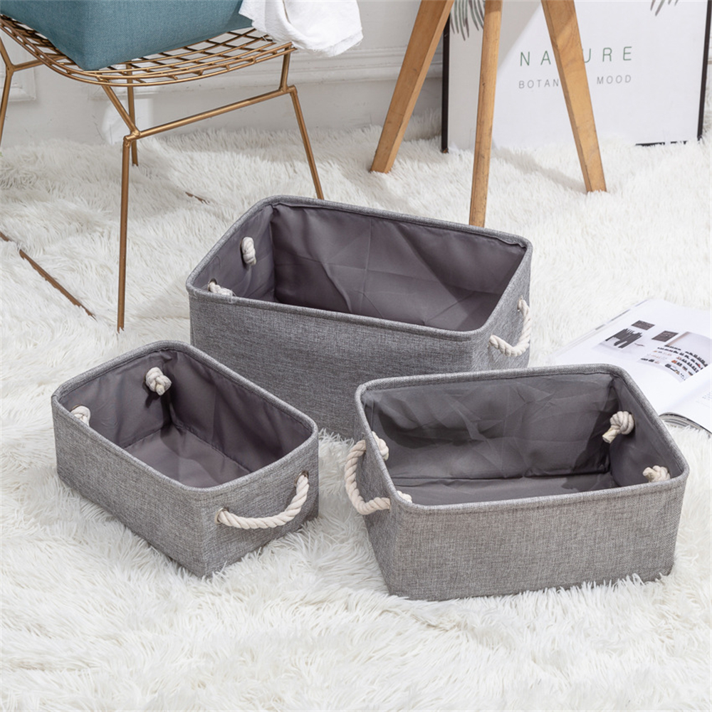 1PC Clothes Storage Basket Durable Household Storage Laundry Basket Foldable Storage Basket