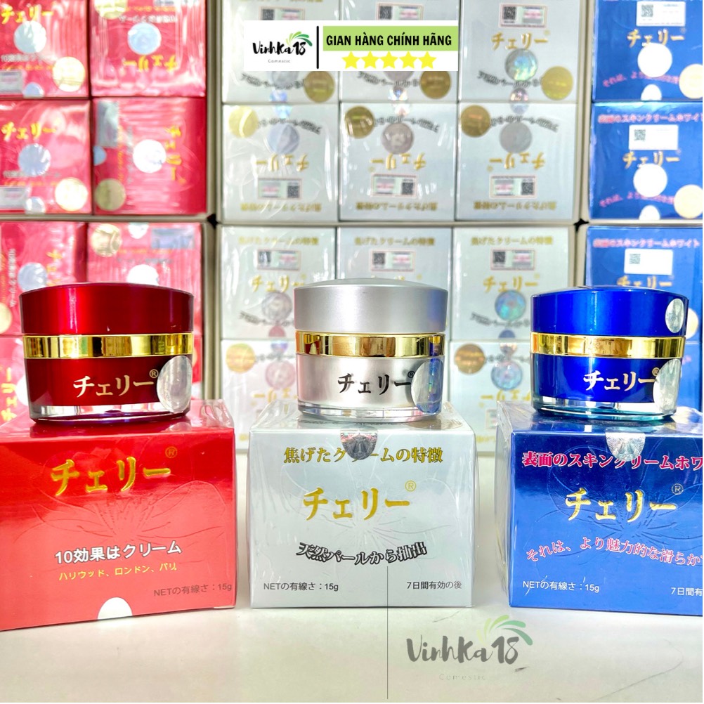 [ĐẠI LÝ] チェリー KEM FACE HOA ANH ĐÀO NHẬT BẢN [CHÍNH HÃNG] 15g