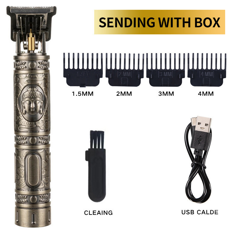 KUDIXIONG Hair clipper electric hair clipper electric hair clipper hair clipper oil head carving hair clipper bald hair clipper