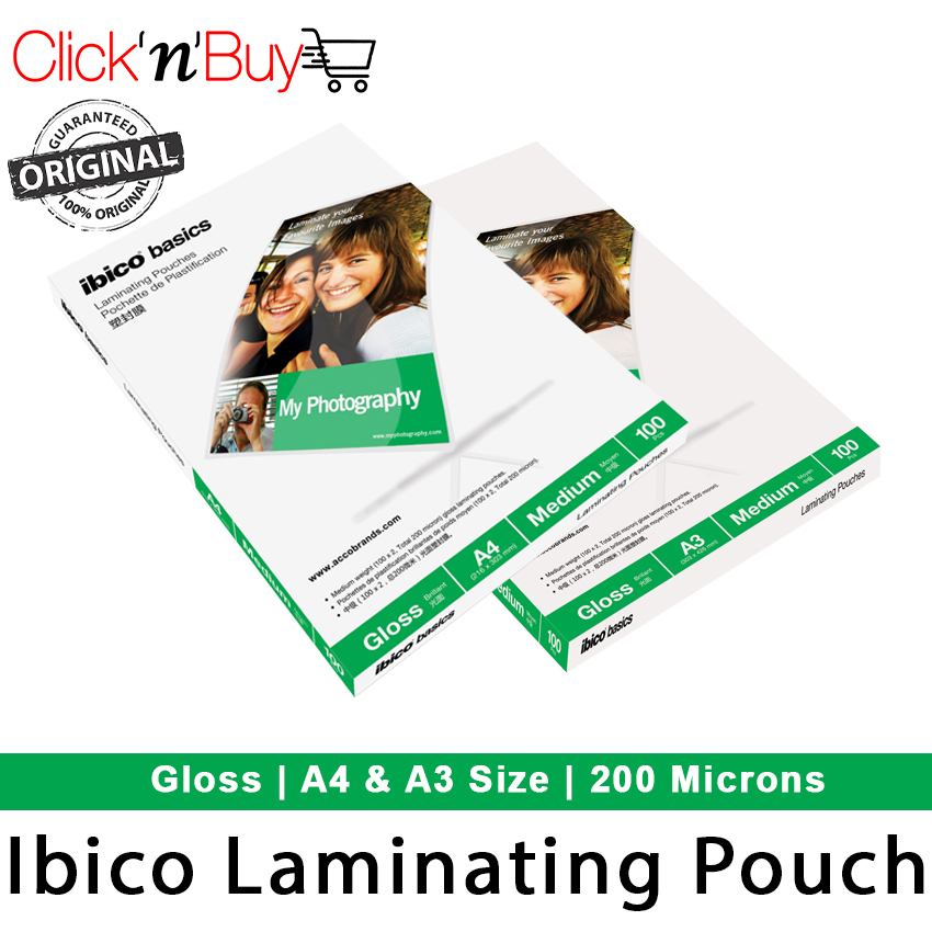GBC - 100 pochettes de plastification A4 (216 x 303 mm) - 125