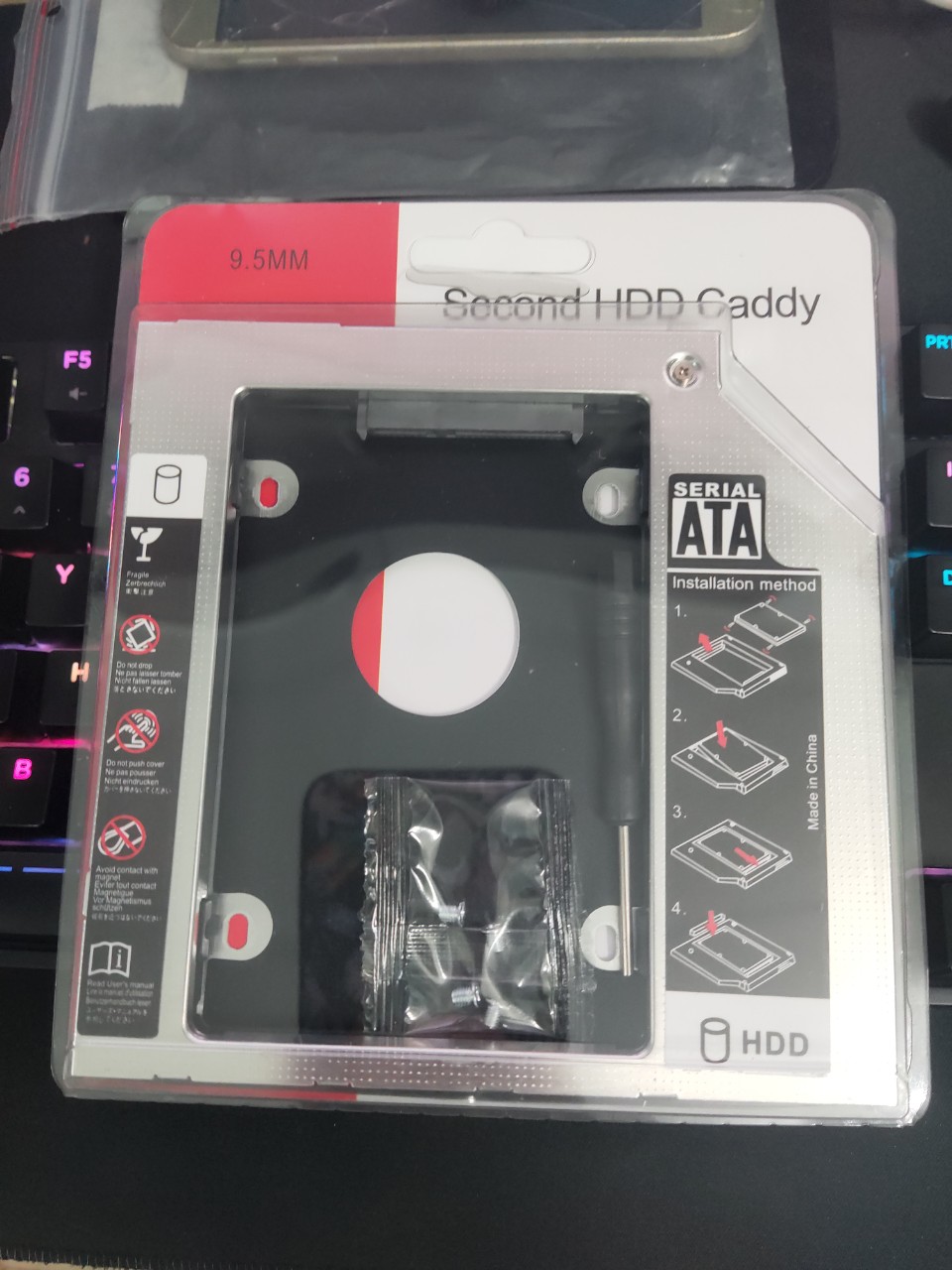 Caddy Bay SSD-HDD SATA3 9.5MM