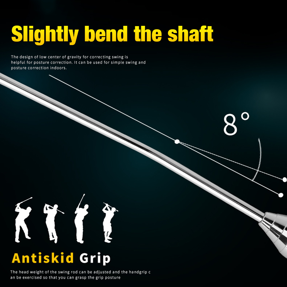 PGM Golf Swing Practice Device Weight Trainer Swing Practice Stick Beginner's Posture Correction Stick Practice Stick Trainer HGB001