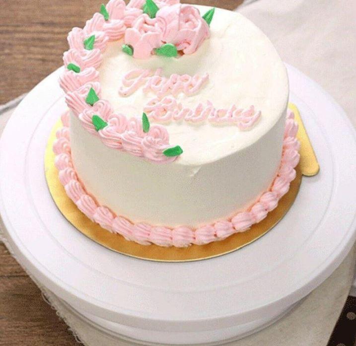 Cake turntable turntable for cake decorating & cakes display stand large rotating cake turntable 28cm 11 inch