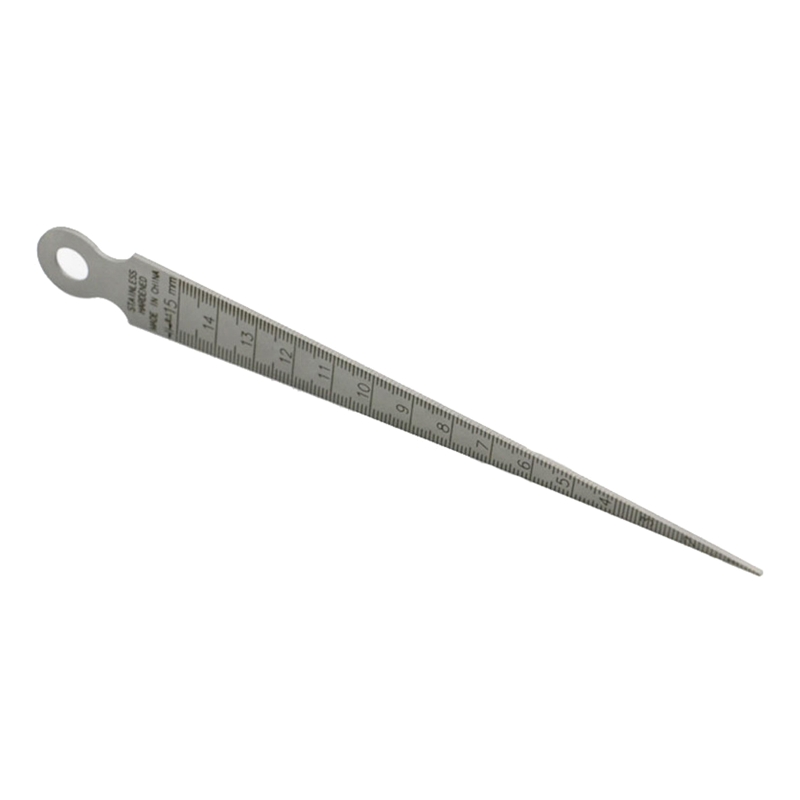 Stainless Aperture Ruler Taper Gauge, Full Round Dia Scale Wedge Feeler