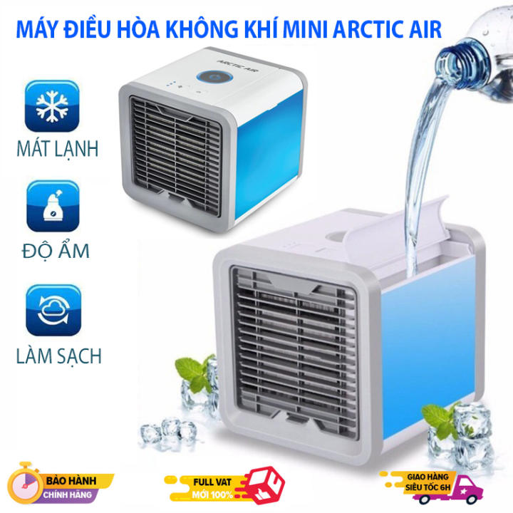[Bảo hành 1 năm] Quạt điều hòa hơi nước mini Arctic Air, máy điều hòa mini công suất 50W, quạt hơi nước làm mát không khí bằng nước đá