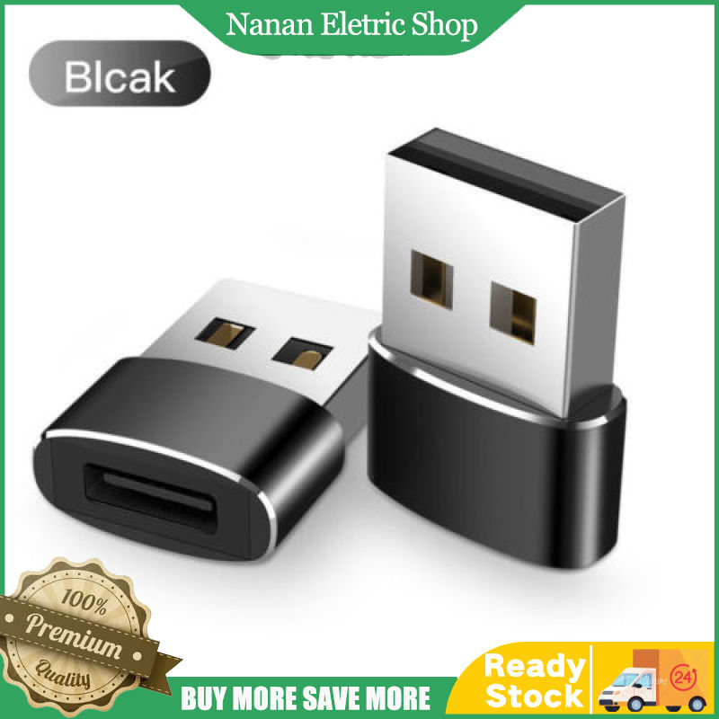 Usb-c male type c to usb adapter 2.0 a female data converter connector adapter
