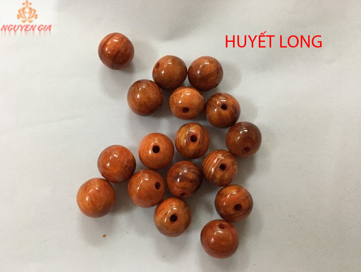 Set 10 hạt cườm làm vòng tay tròn bằng gỗ cao cấp làm đồ trang sức phụ kiện trang trí độc đáo